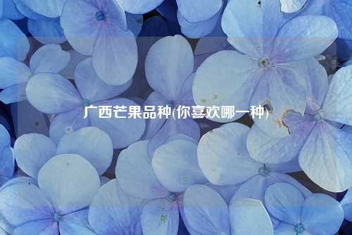 广西芒果品种