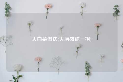 大白菜做法