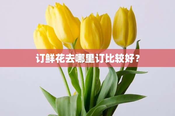 订鲜花去哪里订比较好？