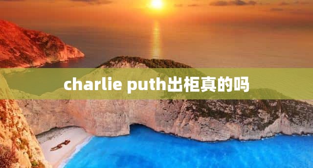 charlie puth出柜真的吗