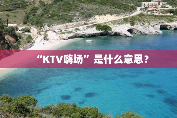 “KTV嗨场”是什么意思？