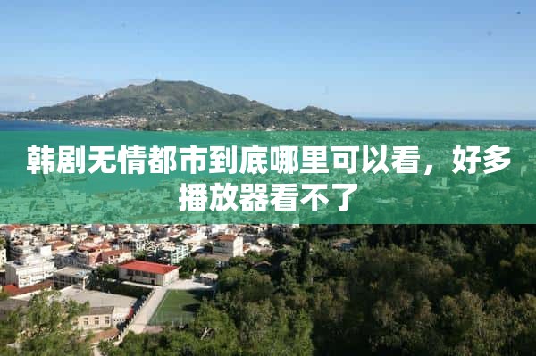 韩剧无情都市到底哪里可以看，好多播放器看不了