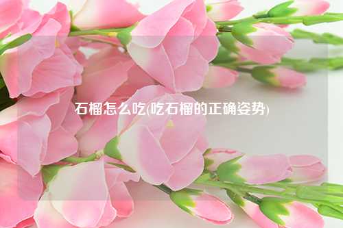 石榴怎么吃