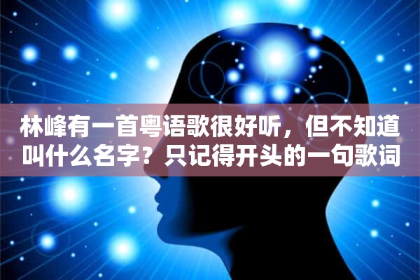 林峰有一首粤语歌很好听，但不知道叫什么名字？只记得开头的一句歌词叫I LOVE YOU