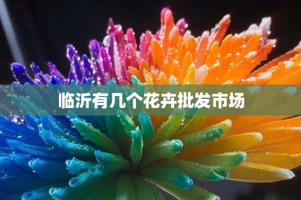 临沂有几个花卉批发市场