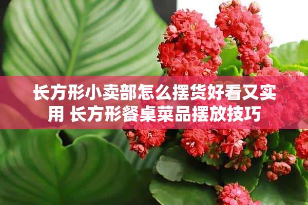 长方形小卖部怎么摆货好看又实用 长方形餐桌菜品摆放技巧