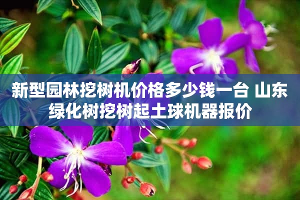 新型园林挖树机价格多少钱一台 山东绿化树挖树起土球机器报价