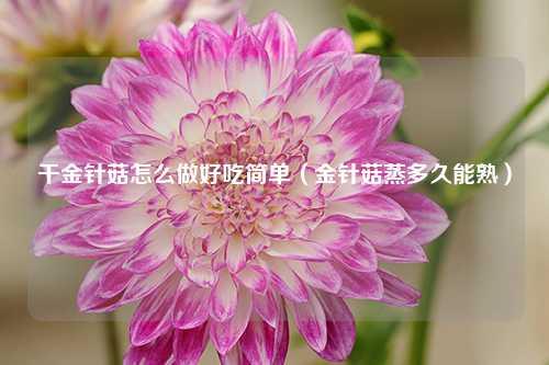 干金针菇怎么做好吃简单（金针菇蒸多久能熟） 花卉