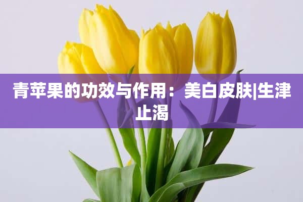 青苹果的功效与作用：美白皮肤|生津止渴