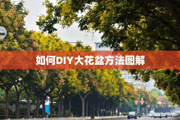 如何DIY大花盆方法图解