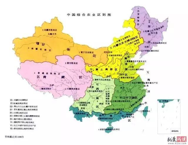 中国农业地图详解(中国农业地图详解大全)