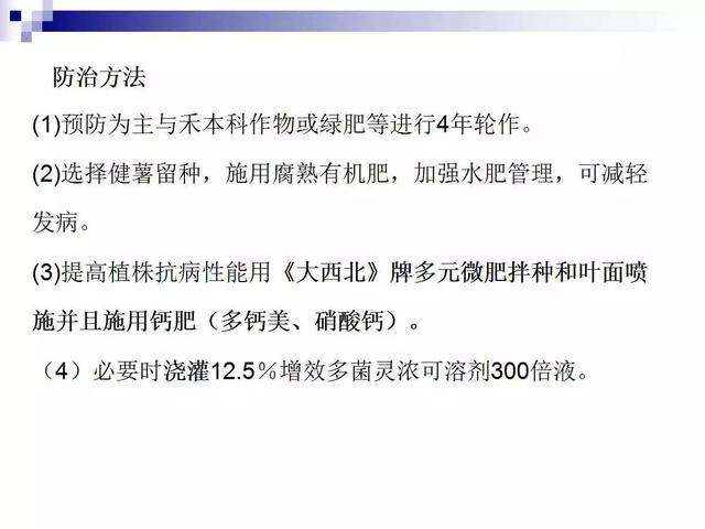 最全的马铃薯病害详解(马铃薯晚疫病是检疫性病害吗)