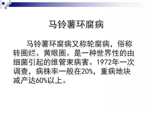 最全的马铃薯病害详解(马铃薯晚疫病是检疫性病害吗)