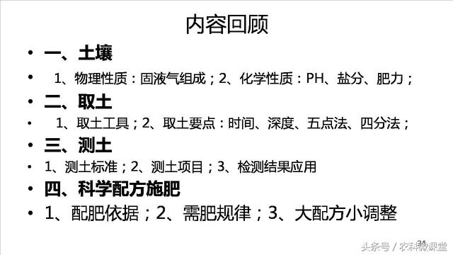 测土配方施肥技术——专题讲座(测土配方施肥详细步骤)